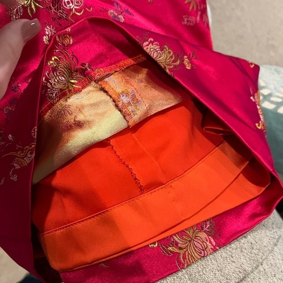 Vintage chinese silk dress - Picture 10 of 15